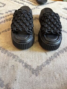 l'intervalle platform 90s style rope sandal * accepting offers